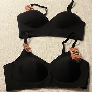 Shapermint Black Wireless Bra Duo